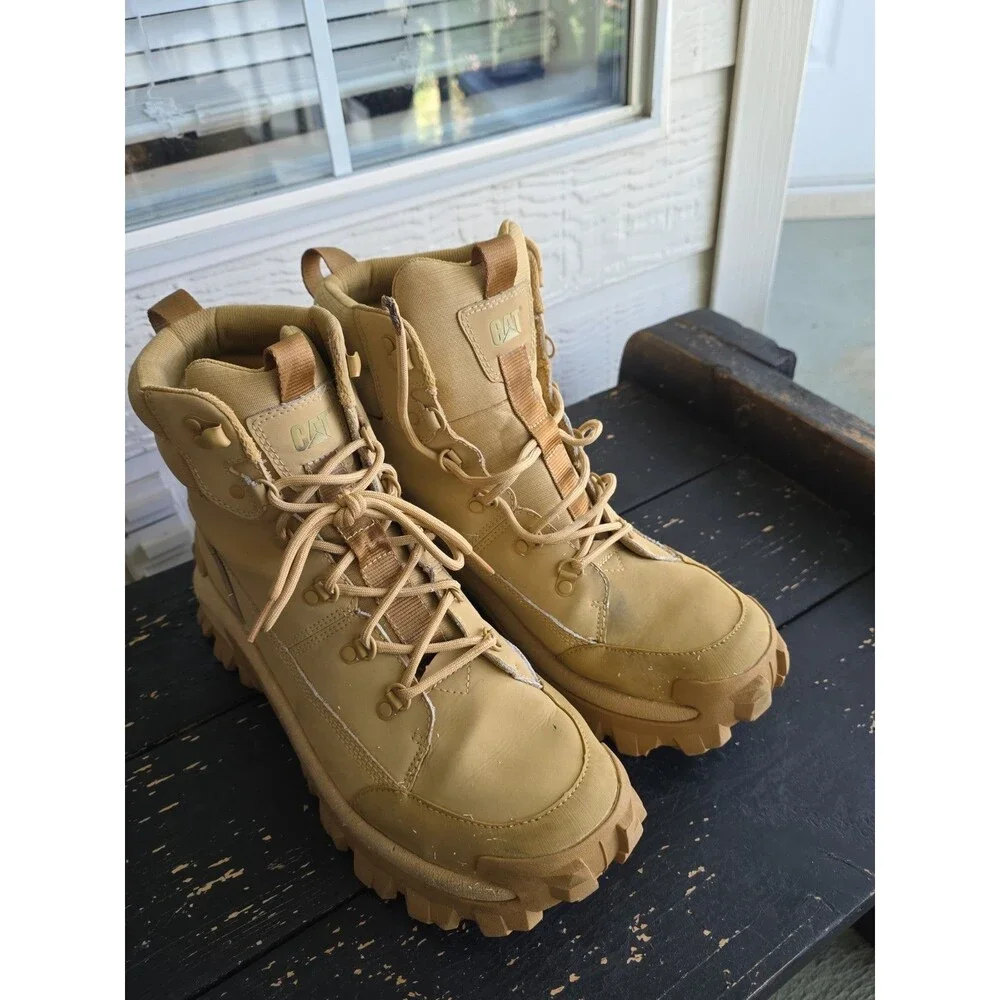 CATerpiller Trespass Men's Tan Work Boots Size 13 Medium Width (D/M) Y2K Style